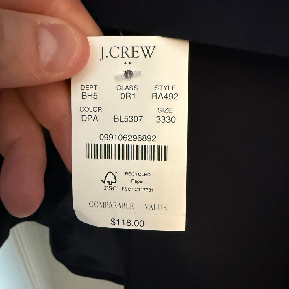J. Crew Navy Thompson Suit - 40s, 33/30 - Picture 3 of 3